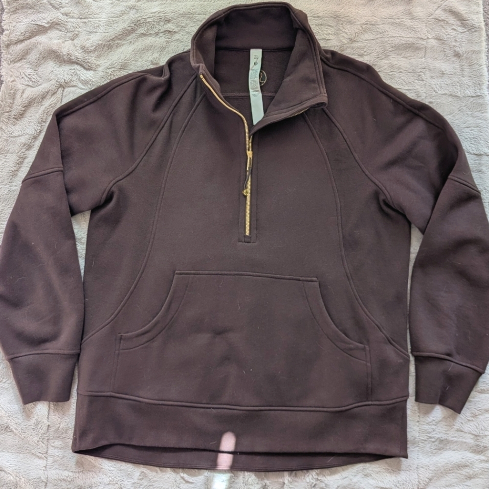 Lululemon Scuba Oversized Funnel-Neck Half-Zip Long Sweatshirt